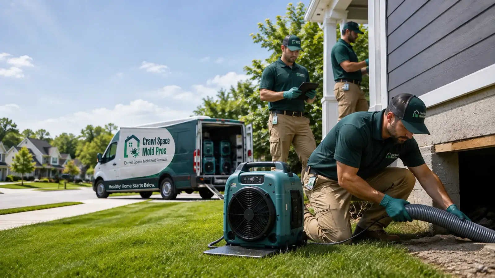 Crawl Space Mold Removal in Phoenixville, PA